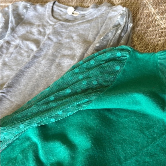 Ee:Some Stylish Gray and Green Women's Sweaters - Picture 3 of 6